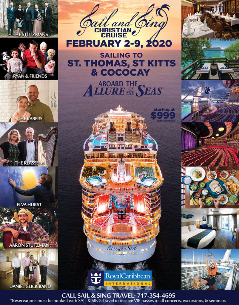 Singspiration Christian Cruise Sail and Sing Cruise Ryan and